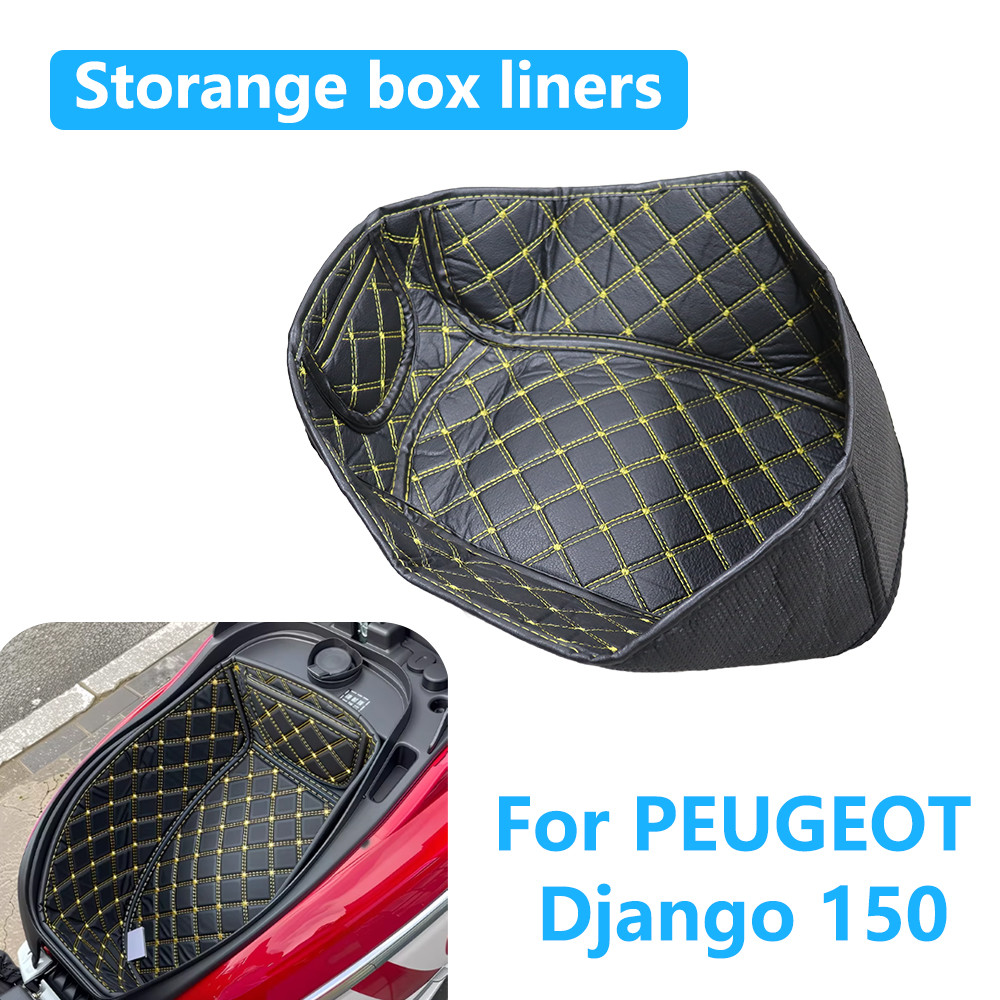 Dành Cho PEUGEOT Django 150 Django150 Xe Máy Phía Sau Thân Đệm Bên Trong Ghế Xô Bảo Quản Hành Lý Hộp