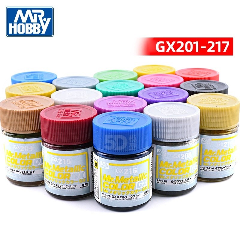 X-Sơn màu kim loại sáng Mr Color Metallic GX201-GX217 Mr Hobby - Sơn Mô Hình