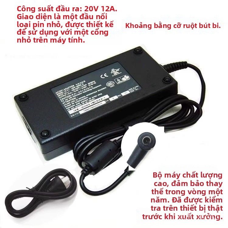 Cục sạc laptop MSI 180W 230W 150W chính hãng cho dòng máy trạm và gaming hiệu suất cao