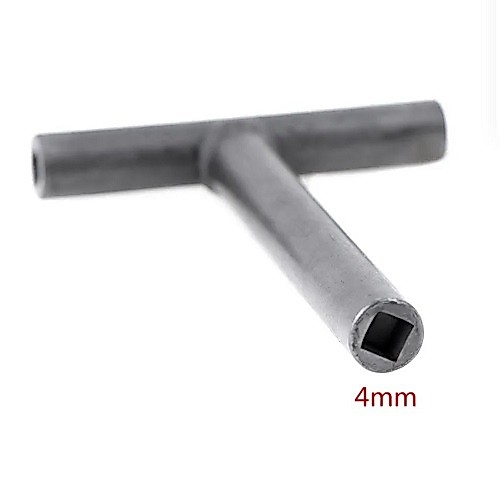 Cờ Lê Chữ T Chỉnh Cò Xe Máy Ổ Cắm Tuýp Đầu Vuông 3 Cỡ 3mm/ 3,5mm/ 4mm Chỉnh Van Động Cơ Cho Xe Máy 5
