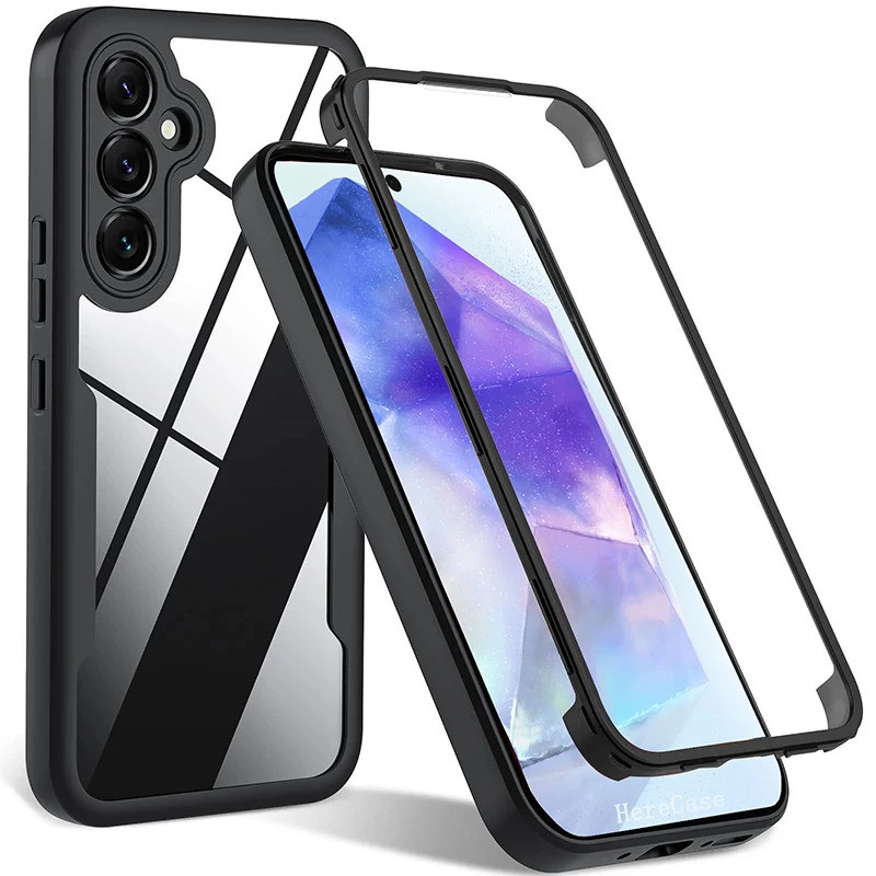 360 Toàn Thân Bảo Vệ Màn Hình Trong Suốt Dành Cho Samsung Galaxy M06 F06 5G Vỏ Điện Thoại Chống Sốc