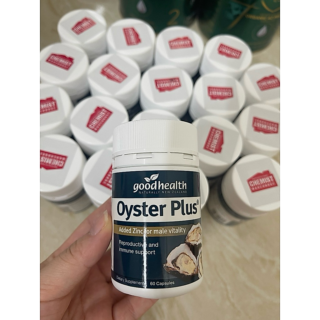 [CHÍNH HÃNG-DATE 2029]Tinh Chất Hàu Lùn Oyster Plus Good Health 60 ViêN-Hỗ Trợ Sinh Lý Nam Giới