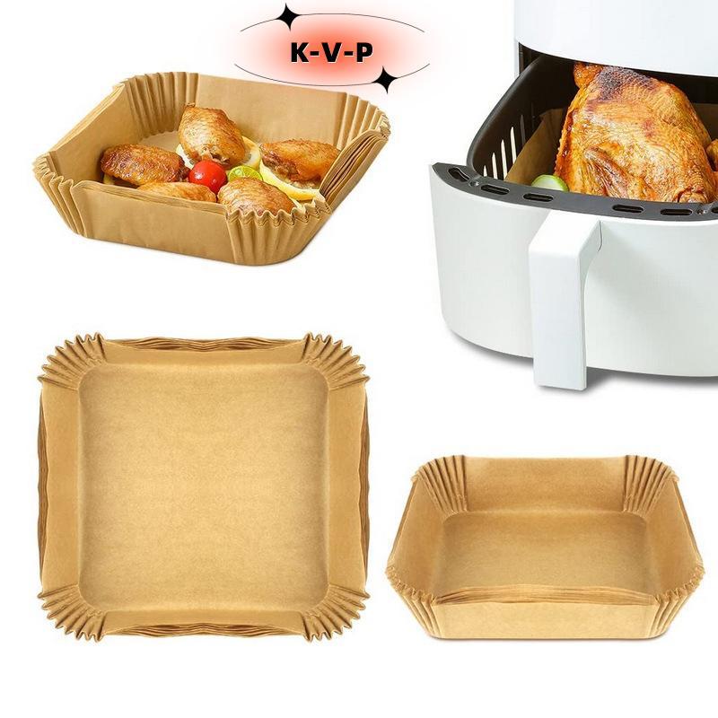 KVP Kitchen Air Fryer Paper Bake Oil-Absorber Air Fryer Accesories Disposabbl Jelly
