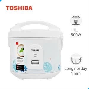[SALE] Nồi cơm nắp gài Toshiba 1 lít RC-10JH2PV(B)-Chính Hãng trưng bày-1lít 2-4 người ăn-Công suất: