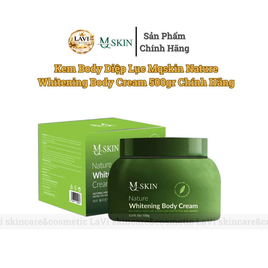 Kem Body MQ Skin 150g | Kem Body Tinh Thể Diệp Lục | Hàng Chính Hãng