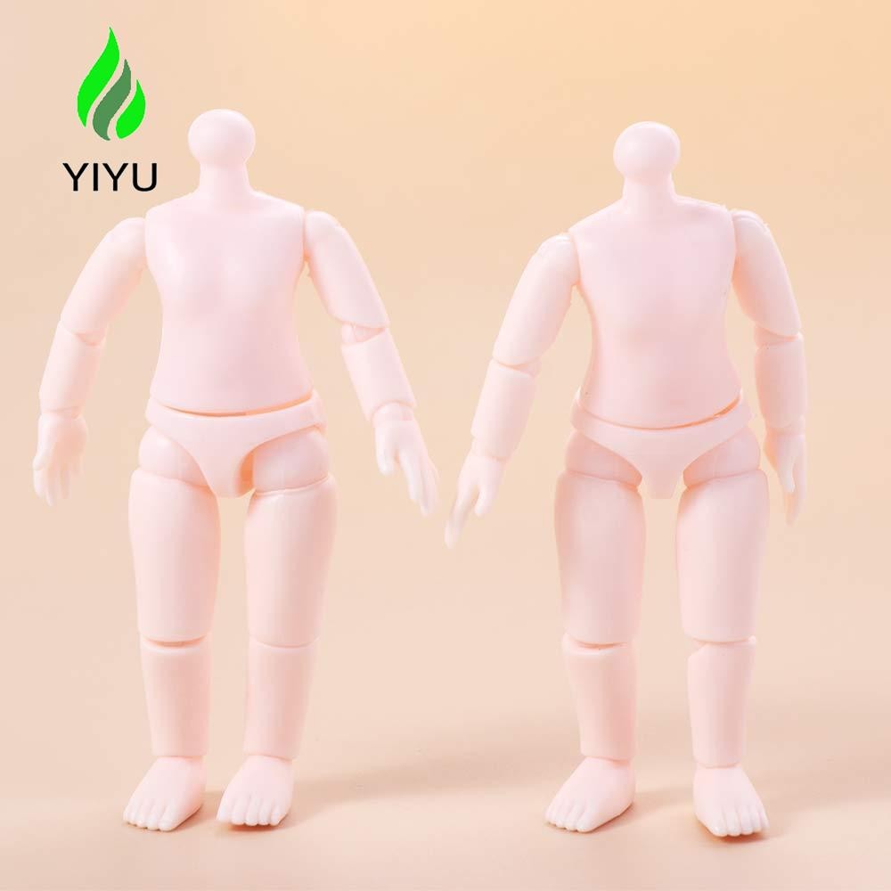 Thân búp bê YIYU, Đồ chơi búp bê khỏa thân khớp hình cầu cao 9,5cm, Quà tặng cho bé gái nhiều khớp ă