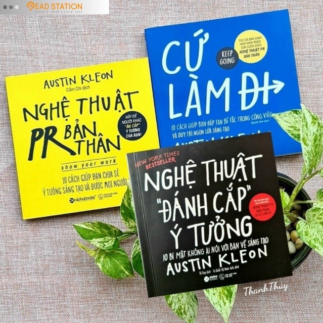 Sách: Nghệ Thuật PR Bản Thân + Nghệ Thuật Đánh Cắp Ý Tưởng + Cứ Làm Đi (Combo/Tùy Chọn 3 Cuốn)