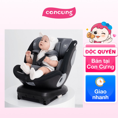 Ghế ngồi ô tô Animo Onefit Pro Isofix 360 (40-150cm, i-size, HB338, Iron Gray)