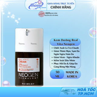  Kem Dưỡng Vitamin C Dưỡng Sáng Mờ Thâm Mụn Chống Gốc Tự Do Neogen Dermalogy Real Vita C Cream 50ml Hàn Quốc 