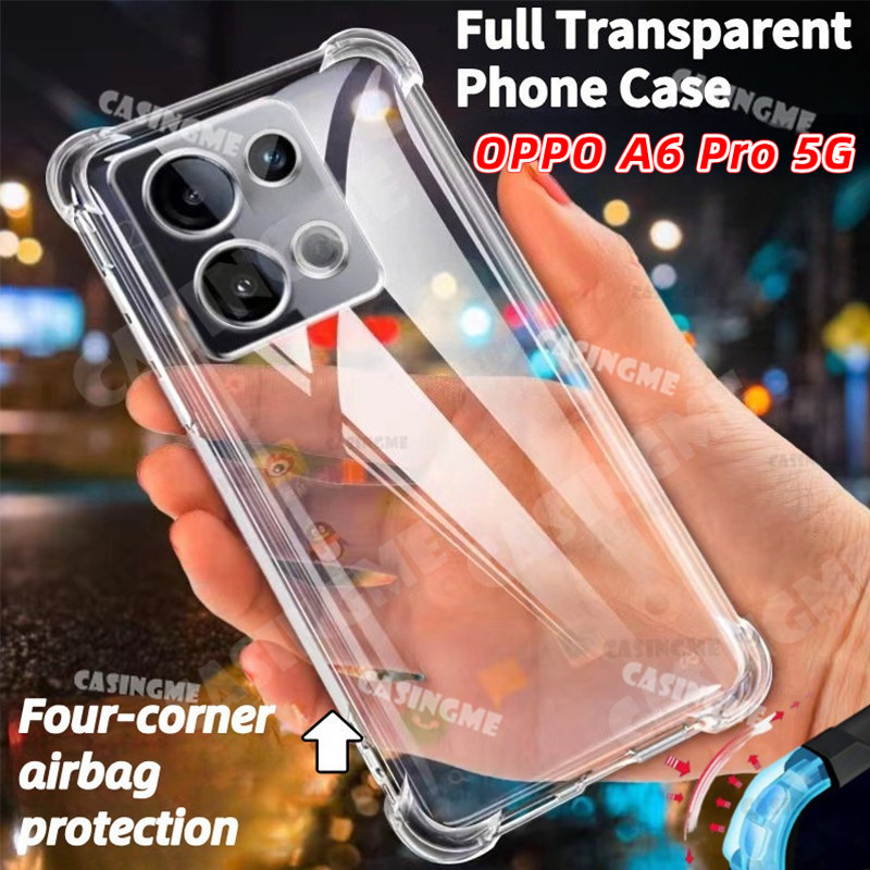 Ốp điện thoại trong suốt túi khí OPPO A6 Pro 5G 2025 cho OPPOA6Pro OPPO A6 A 6 A6Pro A6 Pro A6i 4G 5