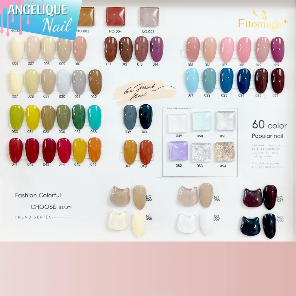 (NO031 - 060) Sơn Color UV Gel FITOMAGIA Chính Hãng (60 MÀU) Sang Trọng - BÁN LẺ