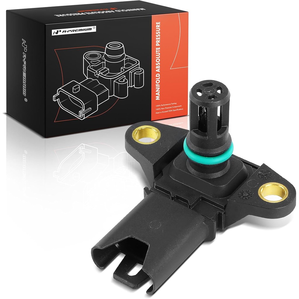 Cảm biến tăng áp A-Premium [4 chân] Tương thích với BMW 335i, 335is, 335xi, 535i, 535i GT, 535xi, 55