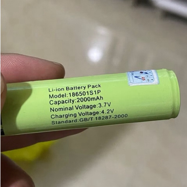 Pin đèn quang nha khoa 3.7V dung lượng 2000mAh