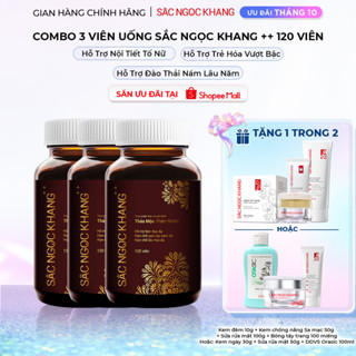 Combo 3 Viên Uống Sắc Ngọc Khang ++ Hộp 120 viên