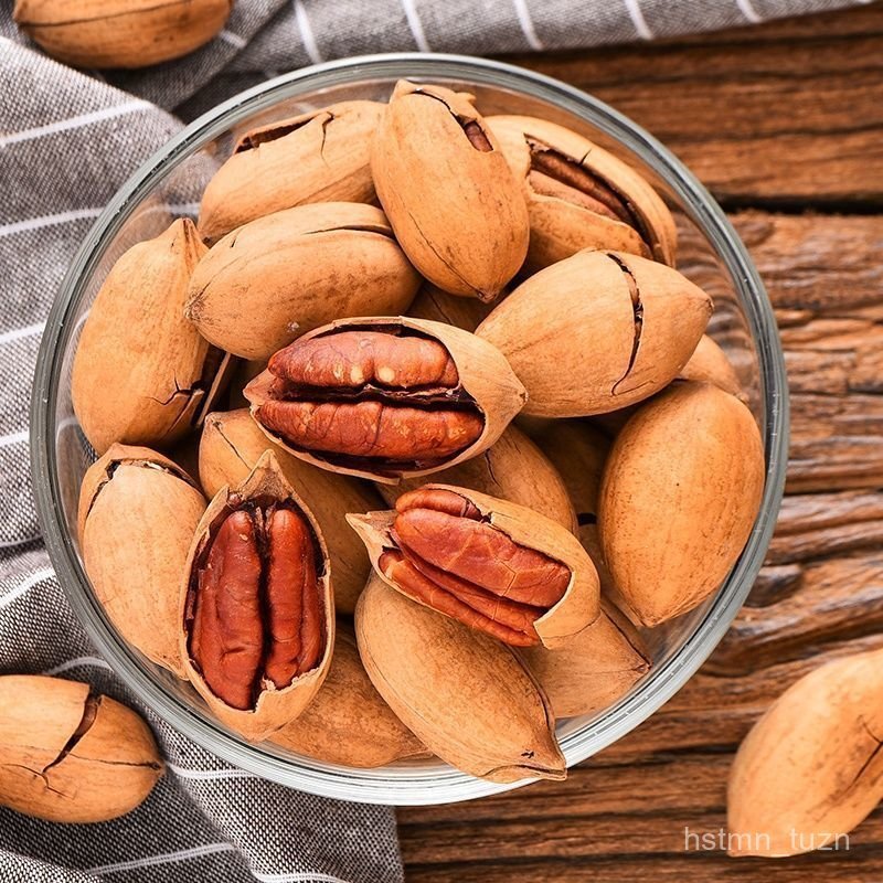 Shelled pecans, new office snacks, popular online leisure snacks, ready-to-eat nuts in shell, new ar