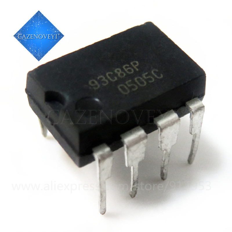 10 Mảnh M93C86-WBN6P IC EEPROM 16KBIT 2MHZ 8DIP M93C86-WBN 93C86 M93C86 93C86 M93C86 93C8