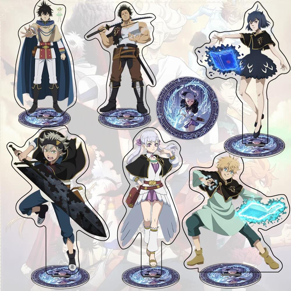 Anime Black Clover  Asta Yuno Grinberryall Noelle Silva Acrylic Stand keychain Desk atmosphere  for 