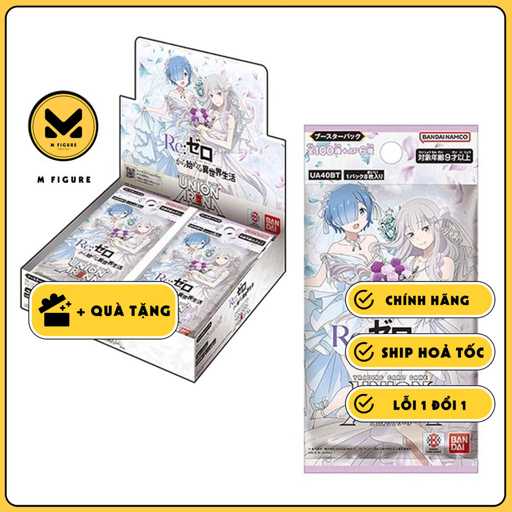 THẺ BÀI Re:Zero kara Hajimeru Isekai Seikatsu - UNION ARENA - Booster Box [UA40BT] (Bandai) PACK CAR