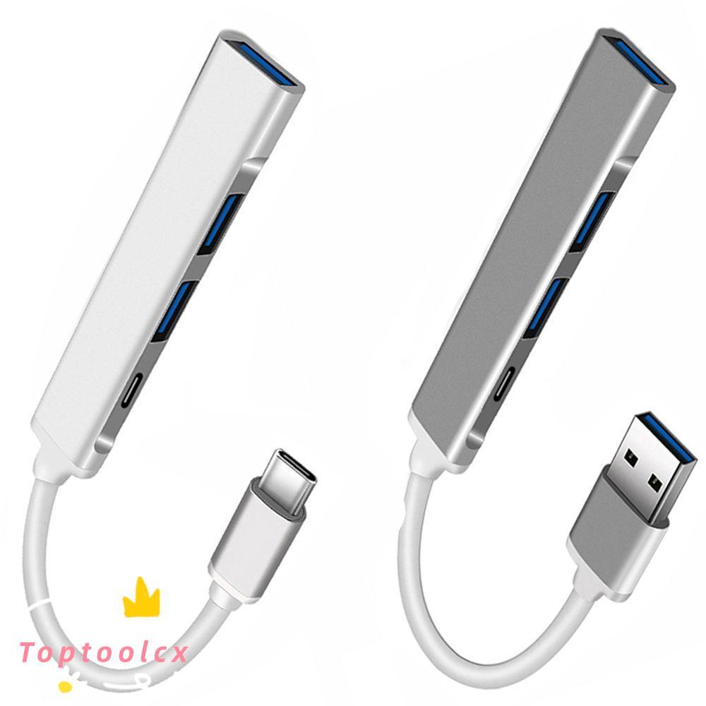 TOPTOOLCX USB C HUB Bộ chia tốc độ cao 4 cổng Dock Station cho Dell