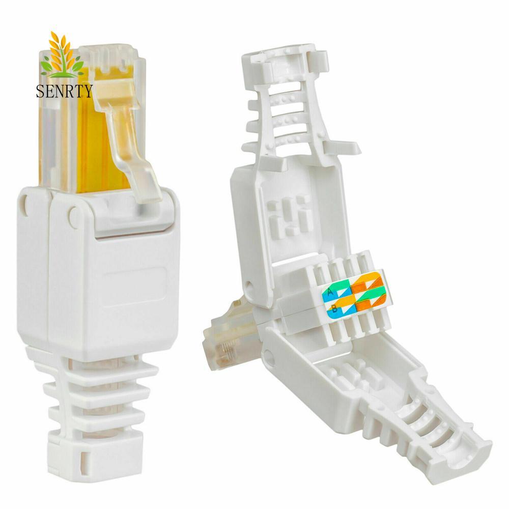 SENRTY Plug 8P8C Đầu nối di động POE CAT6 không công cụ