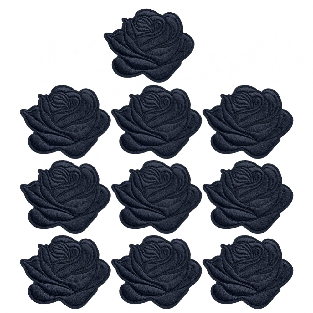 [DOLLDOLL-VN]Embroidery Patches Fashion Floral Jackets Sewing Soft Clothing Accessories