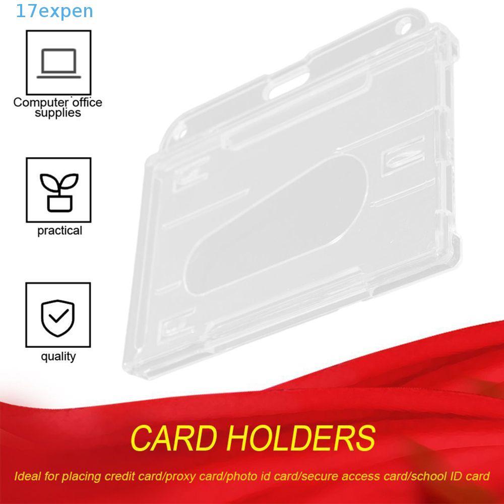 EXPEN Cover Bền 10 Chiếc Pass Badge Thẻ ID Trong Suốt