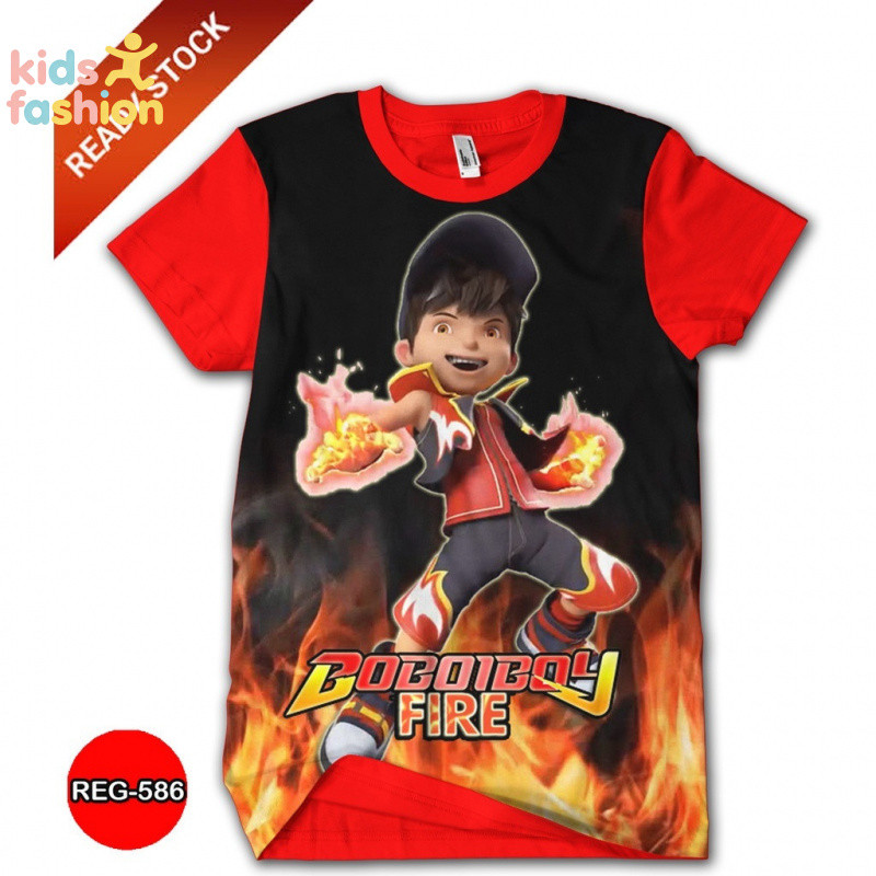 Áo thun Boboiboy Fire Boboiboy The Movie 2 REG