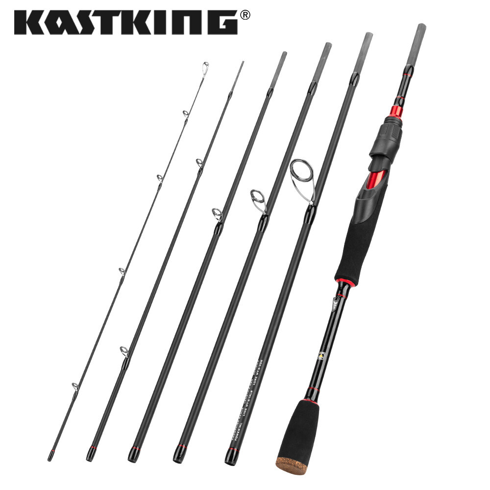 Kastking Brutus 3/4/5/6 Phần cần câu cá Carbon Quay cần câu thanh đúc cần du lịch Cho Lure Câu Cá