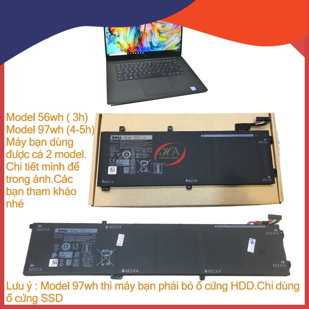 Pin Thay Thế Laptop Dell Precision 5520
