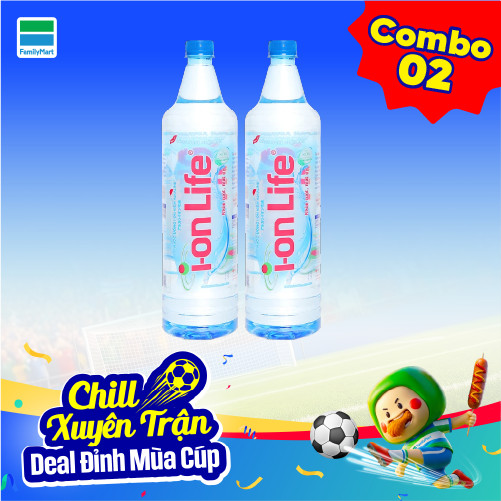 Combo 2 Nước Uống I-On Kiềm I-On Life 1.25L