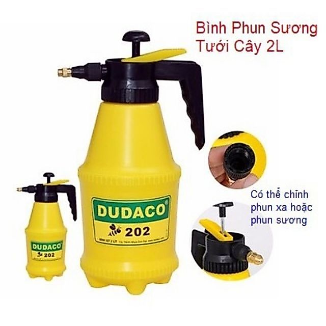 Bình Tưới Cây - Bình Xịt Nước Dudaco 1 Lít, 2 Lít