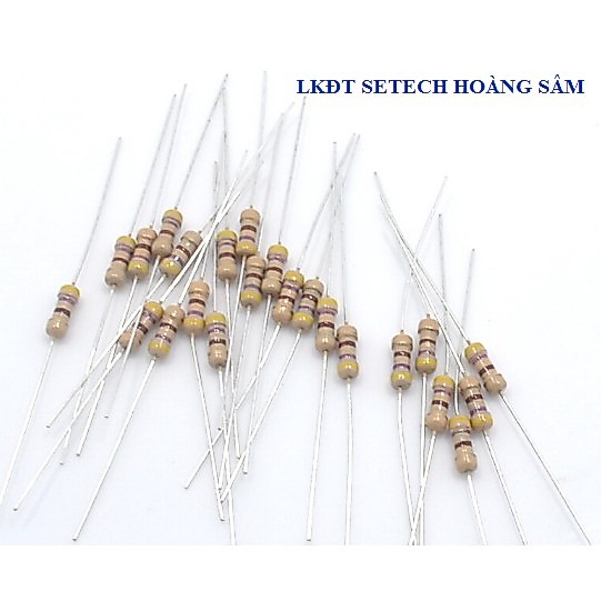 50 con trở cắm 1/4W 5% 47k~2.2M