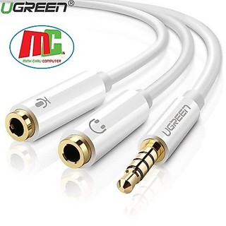 Cáp chia jack 3.5 ra mic và loa ugreen 10789 - hàng chính hãng
