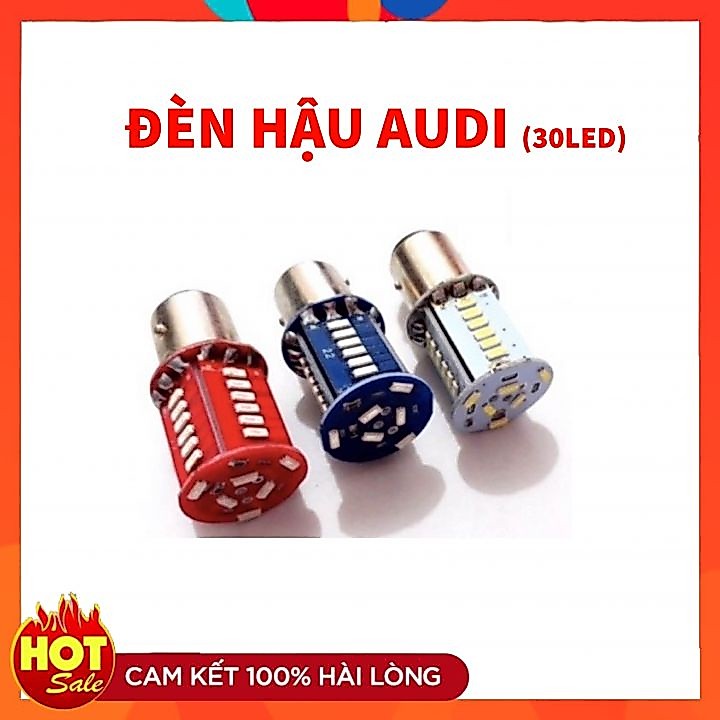 Bóng Lái Chớp F1 AUDI 30 TIM chạy nhiều Kiểu gắn xe máy Sirius Dream Wave RSX..