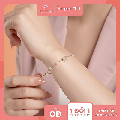 Lắc Tay Vàng Tây 14k LLF290 Huy Thanh Jewelry
