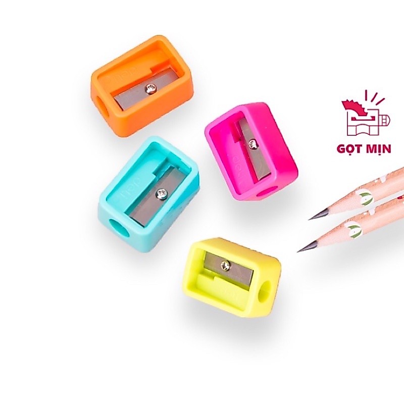 Gọt bút chì nhiều màu sắc Deli-Chuốt bút chì Ms:0594