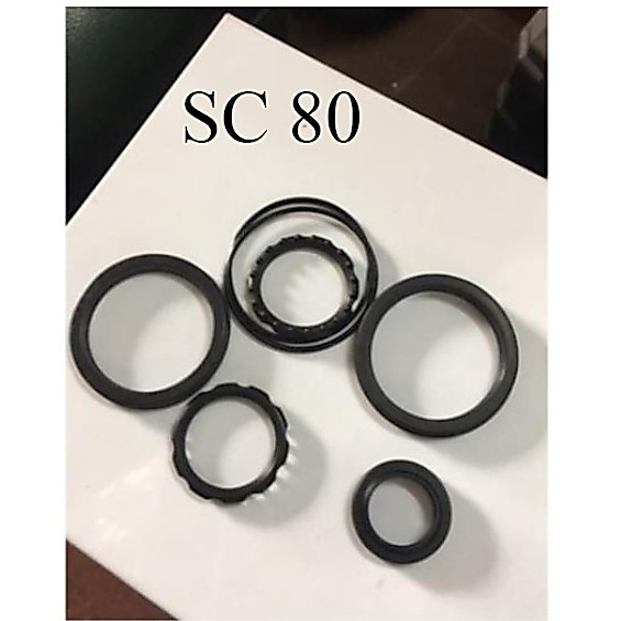 Bộ Goăng Phớt SC80 Cho Xi Lanh Khí Nén Vuông – Gioăng Phớt Thay Thế Kín Khí, Chịu Mài Mòn Cao