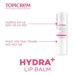 Son dưỡng môi Topicrem Hydra+ Lip Balm 4g