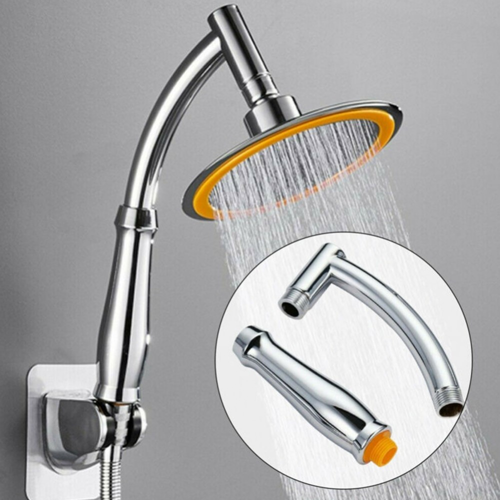 [DOLLDOLL-VN]Easy to Install Chrome Bath Shower Head Extension with Extra Long Pipe