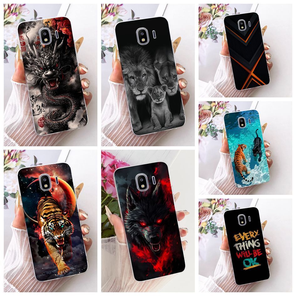 Dành Cho Samsung Galaxy J4 J4 + 2018 Vỏ J415F J410F Ốp Lưng Silicon Mềm Sơn Thoáng Mát Cho Samsung J