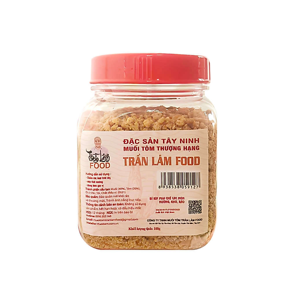Muối tôm Trần Lâm Food hũ 100g