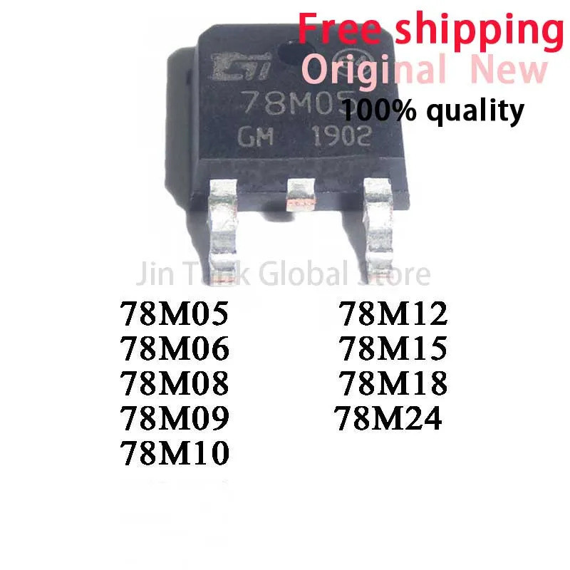 5 CHIẾC L78M15CDT L78M15 78M15 78M05 78M06 78M08 78M09 78M10 78M12 78M15 78M18 78M24 TO-252 IC Chip 
