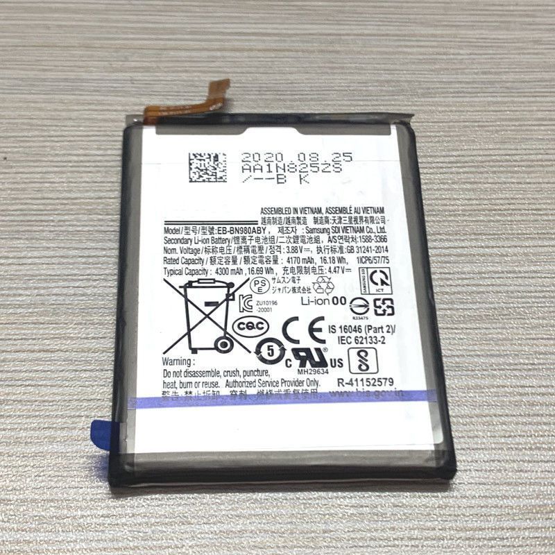 Thích hợp cho pin Samsung NOTE20 SM-N980 BN980ABY note20U BN985ABY Tích hợp pin
