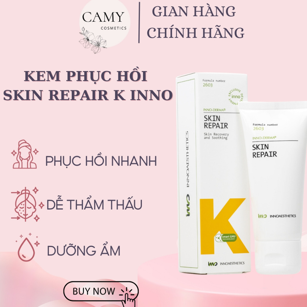 (Công ty) Kem Dưỡng Ẩm Phục Hồi Da Skin Repair K 60g - Kem K Inno Skin