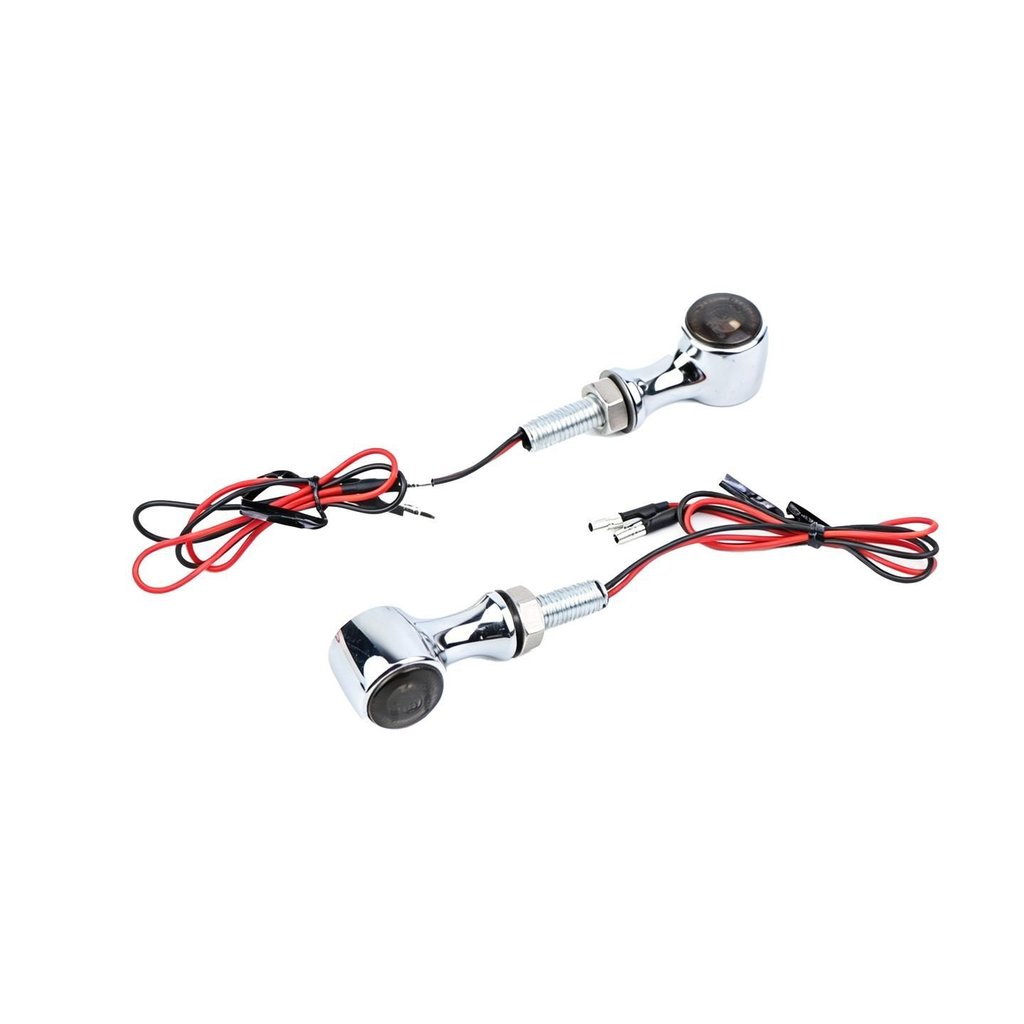 Đèn xi nhan LED mini vỏ kim loại phong cách classic 12V cho xe máy Tracker Cafe Racer CG125