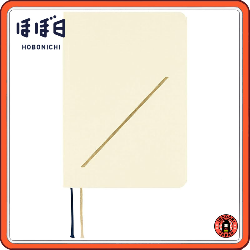 Hobo Nichi Techo 2026 HON English Version Slash (Ivory) [A6/1 Day 1 Page/January/Monday Start]