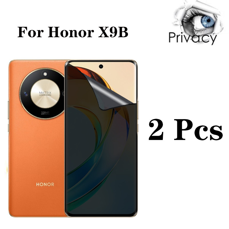2 Chiếc Honor X9B 5G Mềm Chống Gián Điệp Riêng Tư Hydrogel Bảo Vệ Màn Hình Cho Honor Magic 6 X9C X9B