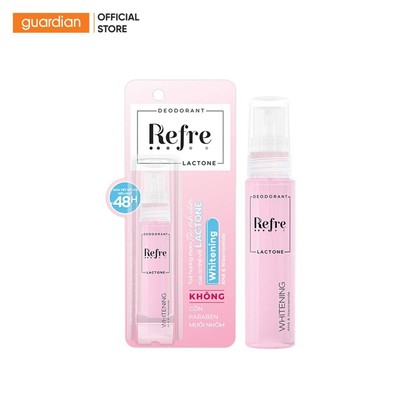 Xịt Khử Mùi Refre Hương Lactone Hỗ Trợ Dưỡng Da Trắng Mịn 30ml | Guardian Việt Nam