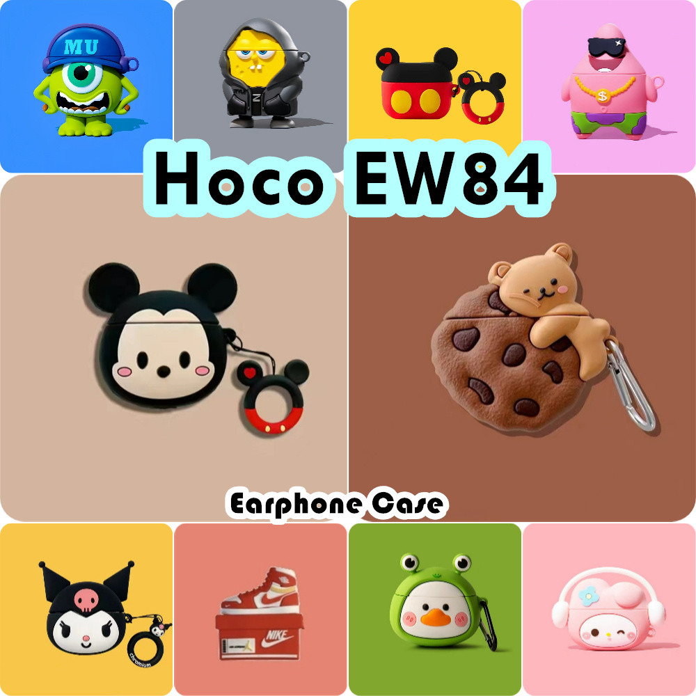 [Cửa hàng chính hãng] Dành cho vỏ Hoco EW84 Vỏ tai nghe silicon mềm hoạt hình Vỏ NO.2