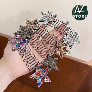 🍀FREESHIP🍀 Lược Cài Tóc Hình Ngôi Sao Đính Đá Thời Trang Hàn Quốc, Xược Tóc Con Làm Gàng Tóc Mái .